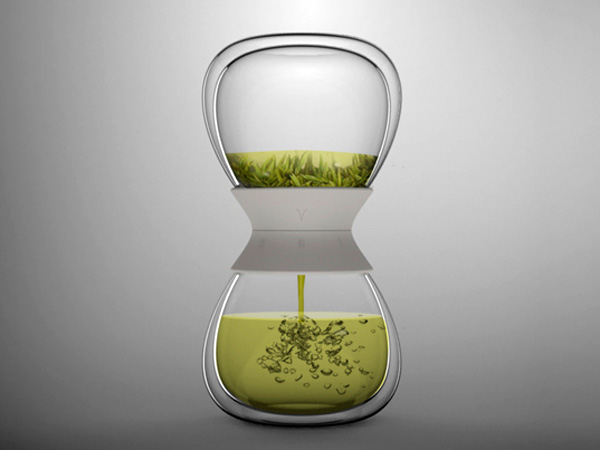 Hourglass Tea Maker by Pengtao Yu: