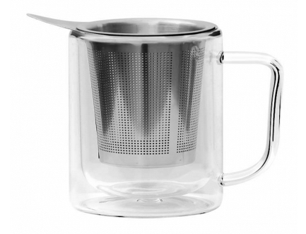 Glass Infuser Mug